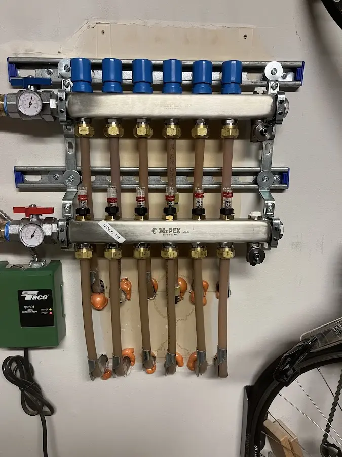 Plumber performing Gas Line Installation at a residential property in Sunnyvale